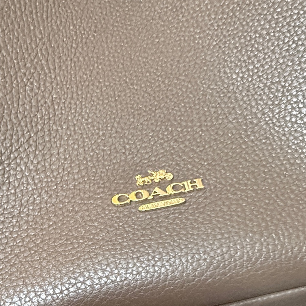 Coach Hadley Hobo convertible bag Dark Brown Leather Shoulder Bag - Picture 4 of 5